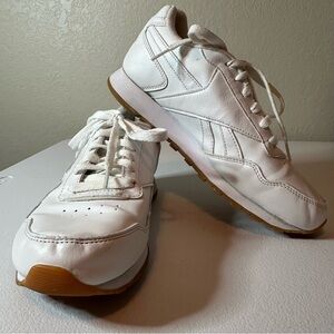Reebok Classic White Leather Athletic Sneakers